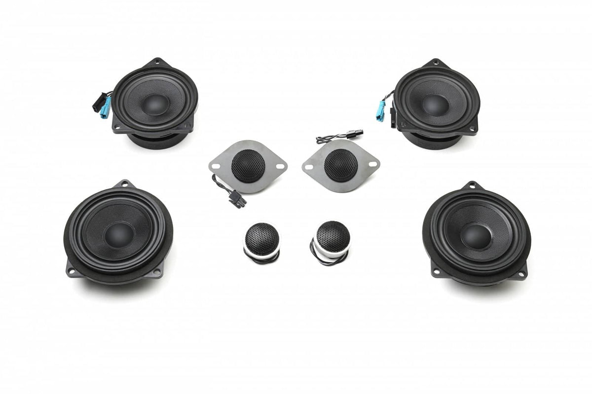 Kies-Motorsports Bavsound Stage One BMW Speaker Upgrade for E84 X1 with Standard Hi-Fi/Premium Top Hifi