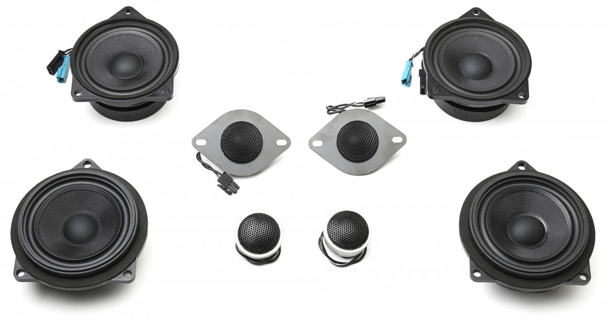 Kies-Motorsports Bavsound Stage One BMW Speaker Upgrade for E90 Sedan with Standard Hi-Fi