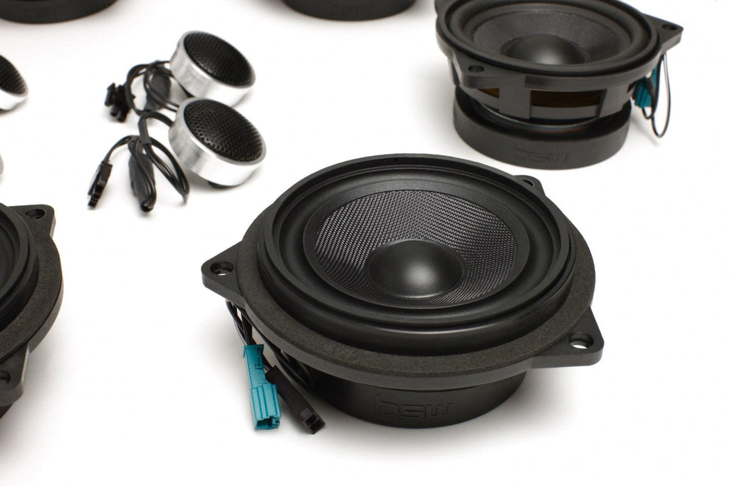 Kies-Motorsports Bavsound Stage One BMW Speaker Upgrade for E91 Wagon with Premium Top Hi-Fi