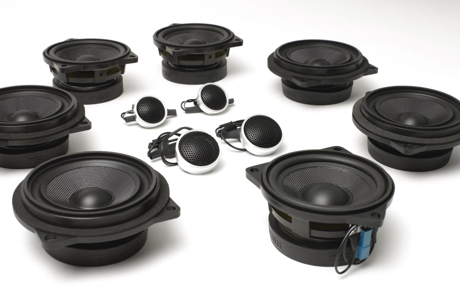Kies-Motorsports Bavsound Stage One BMW Speaker Upgrade for E92 Coupe with Premium Top Hi-Fi