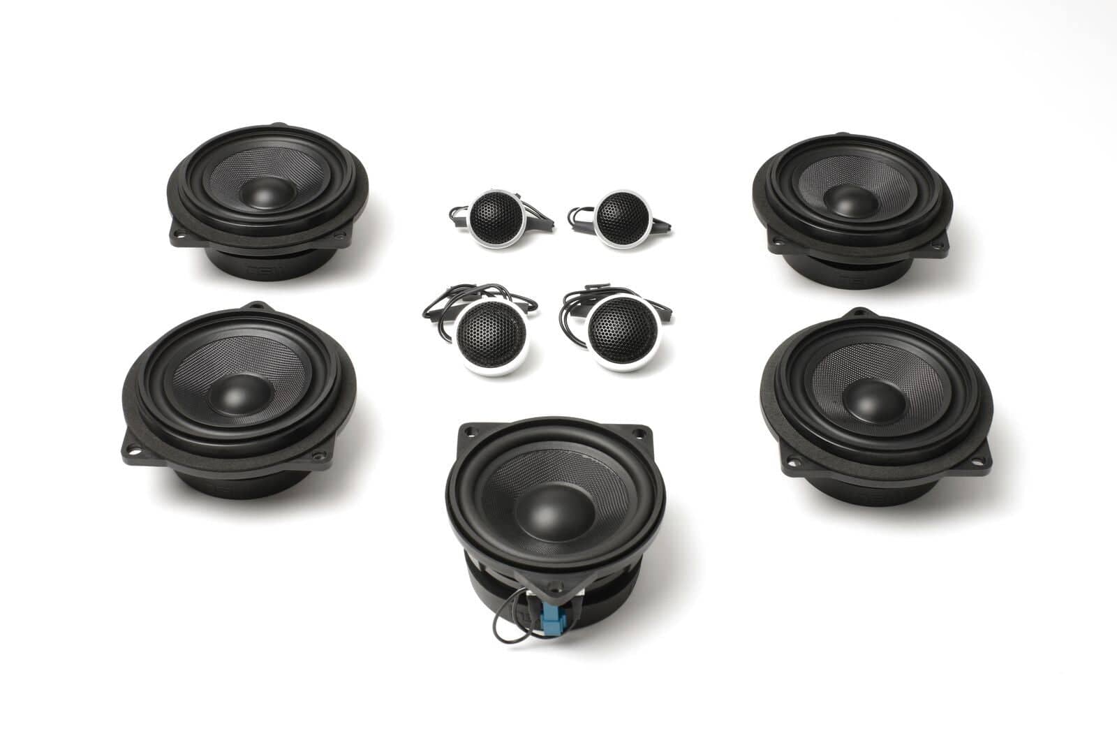 Kies-Motorsports Bavsound Stage One BMW Speaker Upgrade for E93 Convertible with Premium Top Hi-Fi