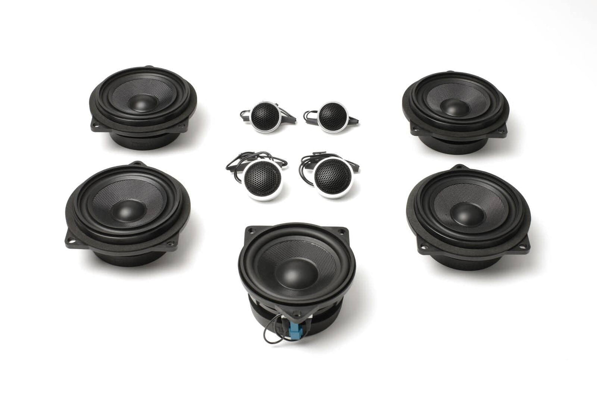 Kies-Motorsports Bavsound Stage One BMW Speaker Upgrade for E93 Convertible with Premium Top Hi-Fi
