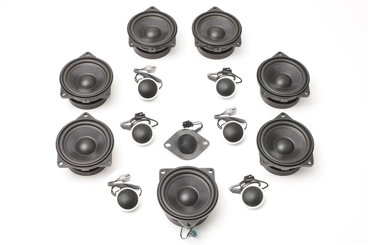 Kies-Motorsports Bavsound Stage One BMW Speaker Upgrade for F15/F16 X5/X6, F85/F86 X5M/X6M with Harman Kardon