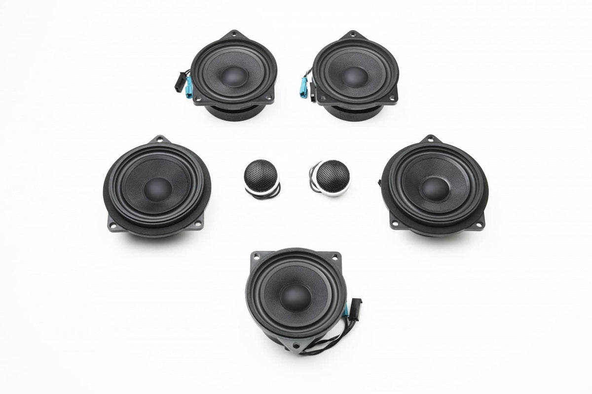 Kies-Motorsports Bavsound Stage One BMW Speaker Upgrade for F32/F36/F82 with Standard Hi-Fi