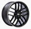 Kies-Motorsports BBS BBS CC-R 19x8.5 5x112 ET40 Satin Black Polished Rim Protector Wheel -82mm PFS/Clip Required