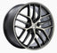 Kies-Motorsports BBS BBS CC-R 19x8 5x108 ET45 Satin Graphite Diamond Cut Polished Rim Protector Wheel -70mm PFS Required