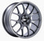 Kies-Motorsports BBS BBS CH-R 18x8.5 5x112 ET47 Satin Titanium Polished Rim Protector Wheel -82mm PFS/Clip Required