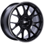 Kies-Motorsports BBS BBS CH-R 18x8 5x120 ET40 Satin Black Polished Rim Protector Wheel -82mm PFS/Clip Required