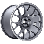 Kies-Motorsports BBS BBS CH-R 19x12 5x130 ET45 CB71.6 Satin Titanium Polished Rim Protector Wheel