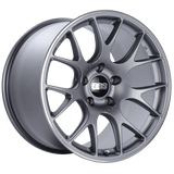 Kies-Motorsports BBS BBS CH-R 19x12 5x130 ET45 CB71.6 Satin Titanium Polished Rim Protector Wheel
