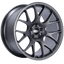 Kies-Motorsports BBS BBS CH-R 20x10.5 5x114.3 ET24 CB66 Satin Titanium Polished Rim Protector Wheel