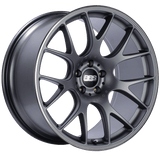Kies-Motorsports BBS BBS CH-R 20x10.5 5x114.3 ET24 CB66 Satin Titanium Polished Rim Protector Wheel