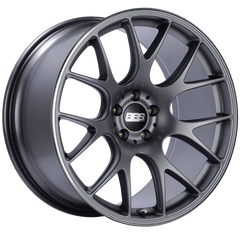 Kies-Motorsports BBS BBS CH-R 20x10.5 5x114.3 ET24 CB66 Satin Titanium Polished Rim Protector Wheel