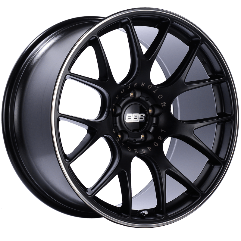 Kies-Motorsports BBS BBS CH-R 20x10.5 5x115 ET25 CB71.4 Satin Black Polished Rim Protector Wheel Main image