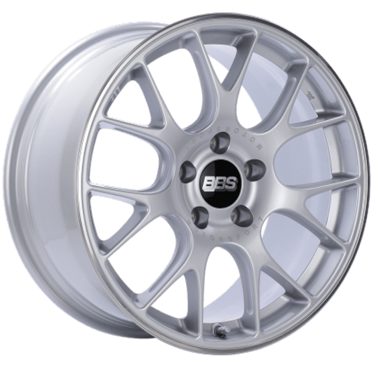 Kies-Motorsports BBS BBS CH-R 20x10 5x112 ET18 CB66.5 Brilliant Silver Polished Rim Protector Wheel