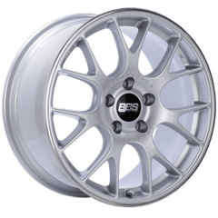 Kies-Motorsports BBS BBS CH-R 20x11.5 5x130 ET65 CB71.6 Brilliant Silver Polished Rim Protector Wheel w/Motorsport Etched