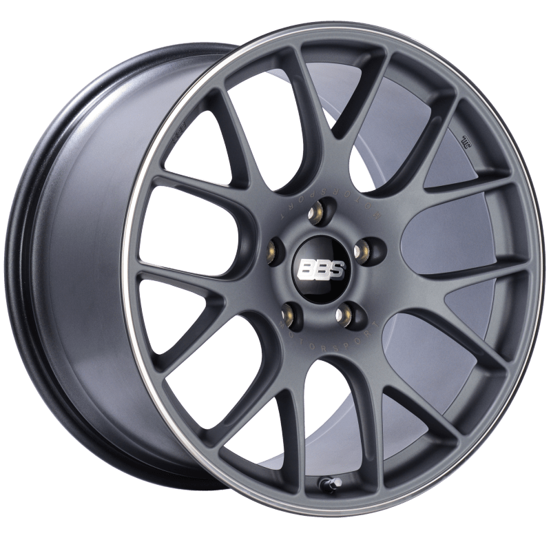 Kies-Motorsports BBS BBS CH-R 20x11.5 5x130 ET65 CB71.6 Satin Titanium Polished Rim Protector Wheel