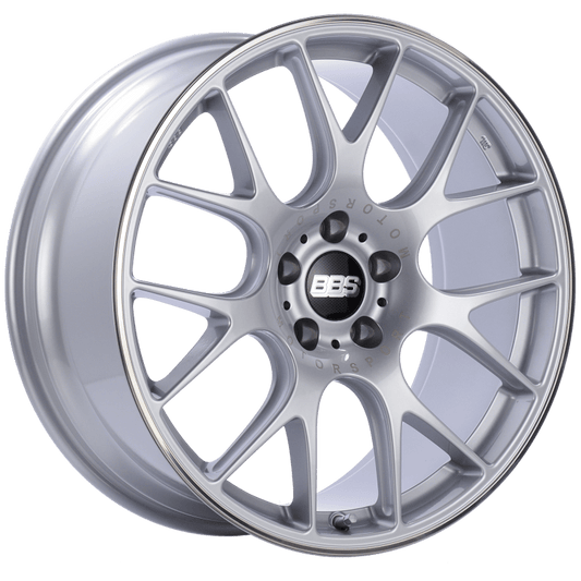 Kies-Motorsports BBS BBS CH-R 20x9 5x115 ET24 Diamond Silver Polished Rim Protector Wheel -82mm PFS/Clip Required