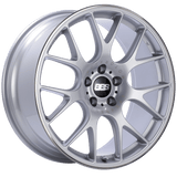 Kies-Motorsports BBS BBS CH-R 20x9 5x115 ET24 Diamond Silver Polished Rim Protector Wheel -82mm PFS/Clip Required