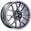 Kies-Motorsports BBS BBS CH-R 20x9 5x120 ET29 Satin Titanium Polished Rim Protector Wheel -82mm PFS/Clip Required