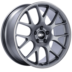 Kies-Motorsports BBS BBS CH-R 20x9 5x120 ET29 Satin Titanium Polished Rim Protector Wheel -82mm PFS/Clip Required