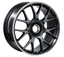 Kies-Motorsports BBS BBS CH-R 20x9 CL ET51 CB84 Satin Black Polished Rim Protector Wheel