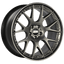 Kies-Motorsports BBS BBS CH-RII 20x9 5x130 ET48 CB71.6 Satin Platinum Center Black Lip Stainless Rim Protector Wheel