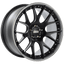 Kies-Motorsports BBS BBS CH-RII 21x10.5 5x120 ET35 Satin Black Center Platinum Lip SS Rim Prot Wheel -82mm PFS/Clip Req