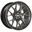 Kies-Motorsports BBS BBS CH-RII 21x10.5 5x120 ET35 Satin Platinum Center Black Lip SS Rim Prot Wheel -82mm PFS/Clip Req