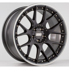 Kies-Motorsports BBS BBS CH-RII 22x10.5 5x112 ET15 Satin Platinum Center Black Lip SS Rim Prot Wheel - 82mm PFS Req