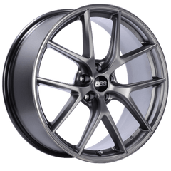 Kies-Motorsports BBS BBS CI-R 19x9.5 5x120 ET25 Platinum Silver Polished Rim Protector Wheel -82mm PFS/Clip Required