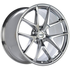 Kies-Motorsports BBS BBS CI-R 19x9 5x120 ET44 Ceramic Polished Rim Protector Wheel -82mm PFS/Clip Required