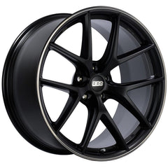 Kies-Motorsports BBS BBS CI-R 19x9 5x120 ET44 Satin Black Rim Protector Wheel -82mm PFS/Clip Required