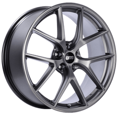 Kies-Motorsports BBS BBS CI-R 19x9 5x120 ET48 Platinum Silver Polished Rim Protector Wheel -82mm PFS/Clip Required