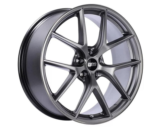 Kies-Motorsports BBS BBS CI-R 20x11.5 5x112 ET40 Platinum Silver Polished Rim Protector Wheel -82mm PFS/Clip Required