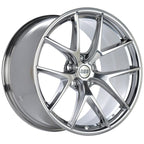 Kies-Motorsports BBS BBS CI-R 20x11.5 5x120 ET52 Ceramic Polished Rim Protector Wheel -82mm PFS/Clip Required