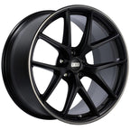 Kies-Motorsports BBS BBS CI-R 20x11.5 5x120 ET52 Satin Black Rim Protector Wheel -82mm PFS/Clip Required