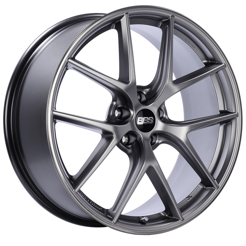 Kies-Motorsports BBS BBS CI-R 20x8.5 5x112 ET32 Platinum Silver Polished Rim Protector Wheel -82mm PFS/Clip Required Main image