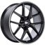 Kies-Motorsports BBS BBS CI-R 20x9 5x112 ET25 Satin Black Polished Rim Protector Wheel -82mm PFS/Clip Required