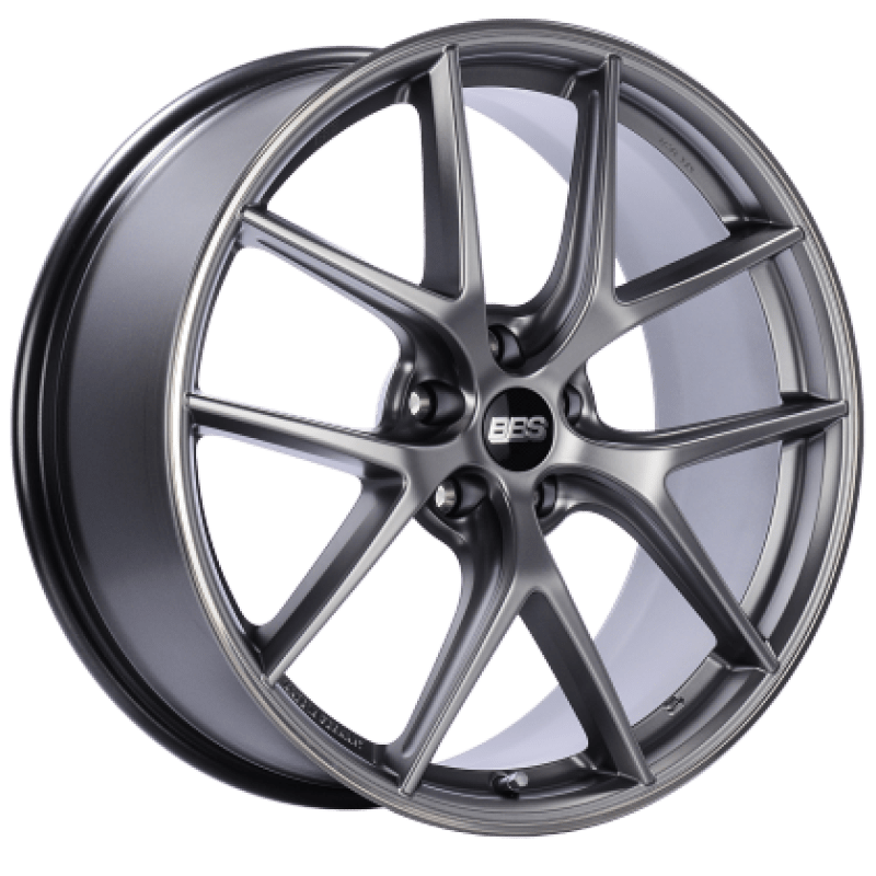 Kies-Motorsports BBS BBS CI-R 20x9 5x112 ET37 Platinum Silver Polished Rim Protector Wheel - 82mm PFS/Clip Required