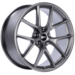 Kies-Motorsports BBS BBS CI-R 20x9 5x120 ET25 Platinum Silver Polished Rim Protector Wheel -82mm PFS/Clip Required