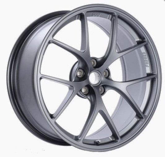Kies-Motorsports BBS BBS FI 20x10.75 5x114.3 ET56 CB67 Titanium Wheel -82mm PFS/Clip Req
