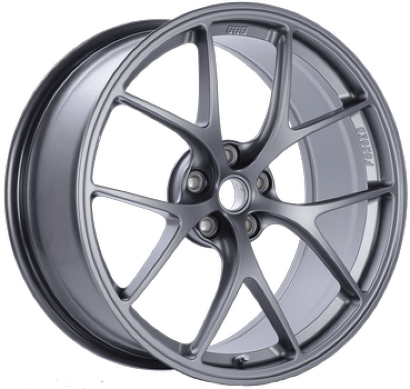 Kies-Motorsports BBS BBS FI 20x9.5 5x120 ET26 CB72.5 Titanium Wheel -82mm PFS/Clip Req