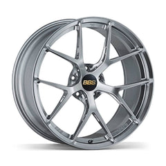 Kies-Motorsports BBS BBS FI-R 19x9.5 5x120 ET22 CB72.5 Diamond Silver Wheel -82mm PFS/Clip Req