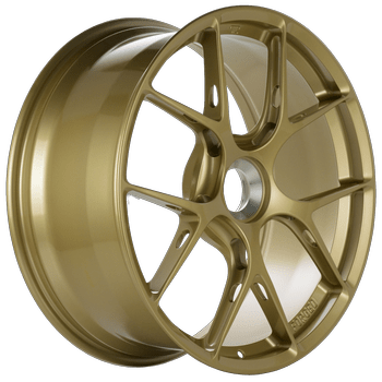 Kies-Motorsports BBS BBS FI-R 21x12.5 ET40 Centerlock Gold Wheel (Porsche GT2RS/GT3RS Rear) Main image