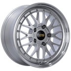 Kies-Motorsports BBS BBS LM 17x7.5 5x130 ET28 CB71.6 Diamond Silver Center Diamond Cut Lip Wheel