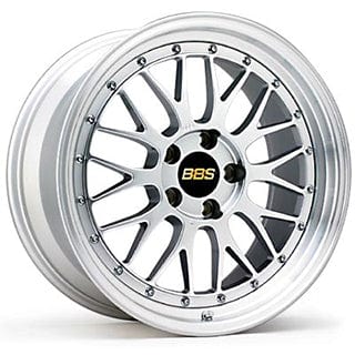 Kies-Motorsports BBS BBS LM 17x8.5 5x120 ET18 Diamond Silver Center Diamond Cut Lip Wheel -82mm PFS/Clip Required