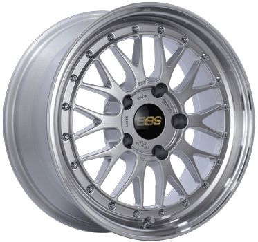 Kies-Motorsports BBS BBS LM 17x8 5x120 ET40 CB72.5 Diamond Silver Center / Diamond Cut Lip Wheel PFS/Clip Required Main image