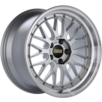 Kies-Motorsports BBS BBS LM 18x10 5x114.3 ET20 Diamond Silver Center Diamond Cut Lip Wheel - 82mm PFS/Clip Required