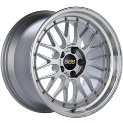 Kies-Motorsports BBS BBS LM 18x10 5x114.3 ET20 Diamond Silver Center Diamond Cut Lip Wheel - 82mm PFS/Clip Required